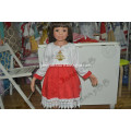 Kids Girls Long Sleeve Embroidery Dress